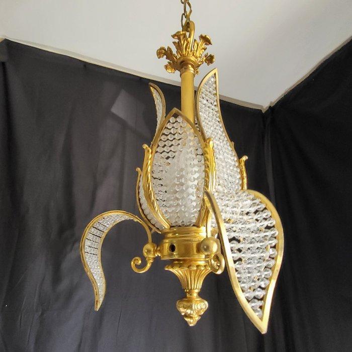 Plafondlamp - Glas - glas, Antiek en Kunst, Curiosa en Brocante