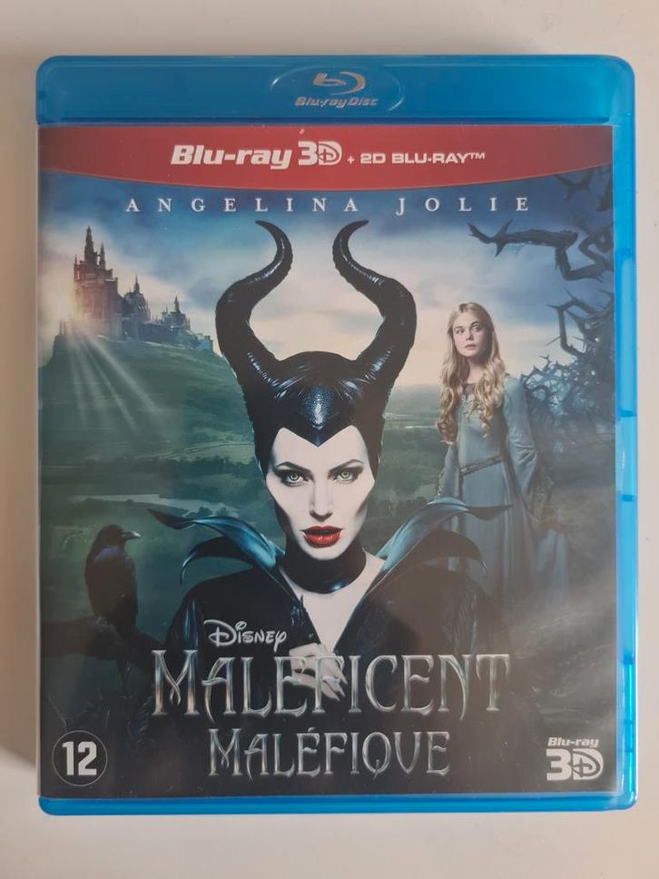 MALEFICENT (3D + 2D) (BLURAY), Cd's en Dvd's, Blu-ray, Gebruikt