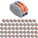 Lasklem 50 Stuks - 2 Polig Verbindingsklem LED Toebehoren Gr, Verzenden