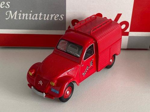 Solido 1:43 - Camionnette miniature (2) - Citroën 2CV, Hobby en Vrije tijd, Modelauto's | 1:5 tot 1:12