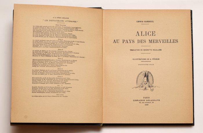 Lewis Carroll / A. Pécoud - Alice au Pays des Merveilles -, Antiek en Kunst, Antiek | Boeken en Manuscripten