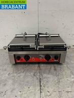 RVS Dubbele Contactgrill Paninigrill Grill 230V Horeca, Ophalen of Verzenden, Nieuw in verpakking