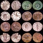 Romeinse Rijk. Gallienus (3), Salonina, Constantine II,, Postzegels en Munten