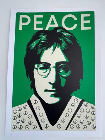 Reinaldo Cabañas (1960). - John Lennon & Peace. Serie IDOLS.