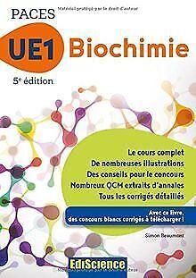 PACES UE1 Biochimie - 5e éd.  Beaumont, Simon  Book, Livres, Livres Autre, Envoi