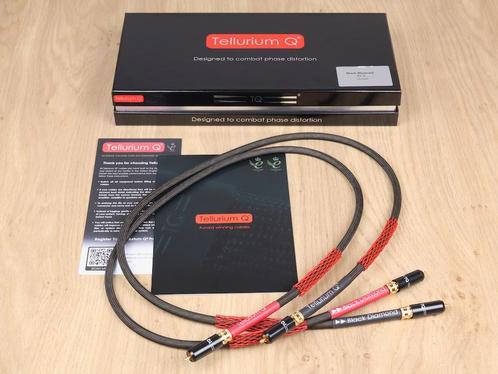 Tellurium Q Black Diamond audio interconnects RCA 1,0 metre, TV, Hi-fi & Vidéo, Câbles audio & Câbles de télévision, Enlèvement ou Envoi