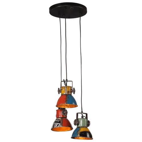 vidaXL Hanglamp 25 W E27 30x30x100 cm meerkleurig, Huis en Inrichting, Lampen | Overige, Nieuw, Verzenden