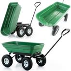 Tuinkar - kruiwagen - tot 350 kg - met kiepfunctie - groen, Ophalen of Verzenden, Nieuw