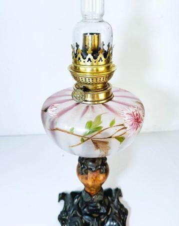Kosmos Brenner - Petroleumlamp - Glas, Metaal
