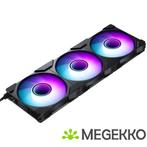 PHANTEKS M25 Gen2 PWM D-RGB 3-Pack Reverse Blade 120mm Black, Computers en Software, Computerkoelers, Verzenden, Nieuw