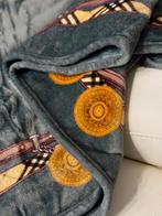 Exclusieve groene ruit met gouden medaillon. - Plaid - 1.5 m