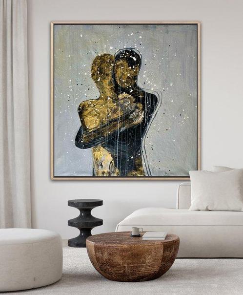 Ester Reut - The protector (serie portrait of Love), Antiek en Kunst, Kunst | Schilderijen | Modern