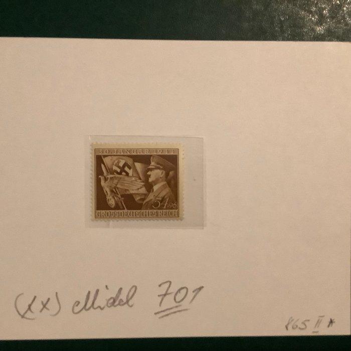 Duitse Rijk 1943/1945 - 4 plaatfouten derde Rijk - Michel, Timbres & Monnaies, Timbres | Europe | Allemagne