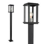 Tuinverlichting Modern Buitenlamp Capital S sokkellamp zwart, Tuin en Terras, Verzenden, Nieuw