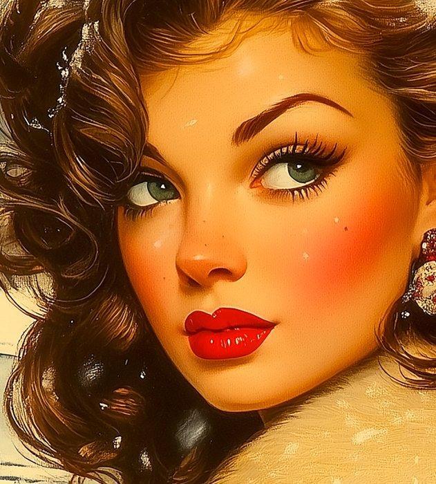 Ginger Red (1965) - Julie, Antiquités & Art, Art | Objets design