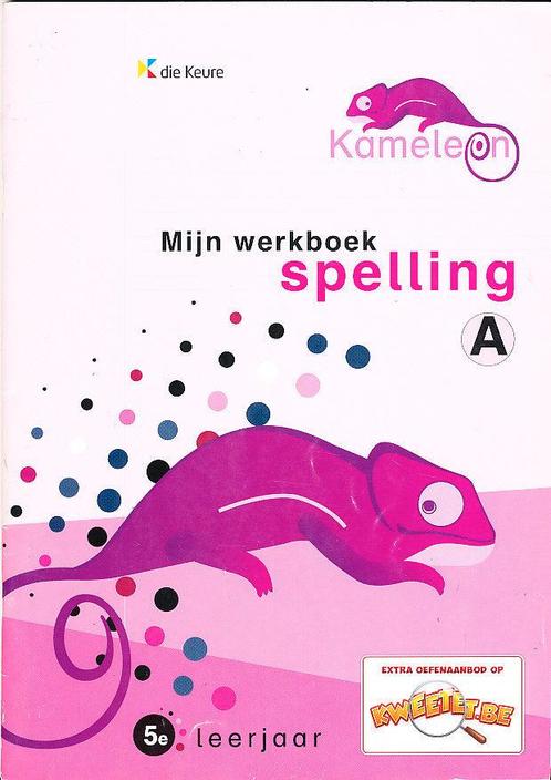 Kameleon Werkboek Spelling A 5e leerjaar, Livres, Livres scolaires, Envoi