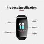 Security Camera Horloge Smartband DVR Camera - 1080p - 8 GB, Verzenden