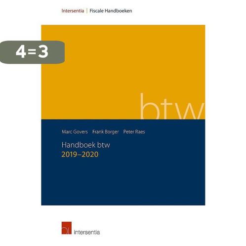Handboek btw 2019-2020 / Fiscale handboeken 9789400010505, Boeken, Wetenschap, Gelezen, Verzenden