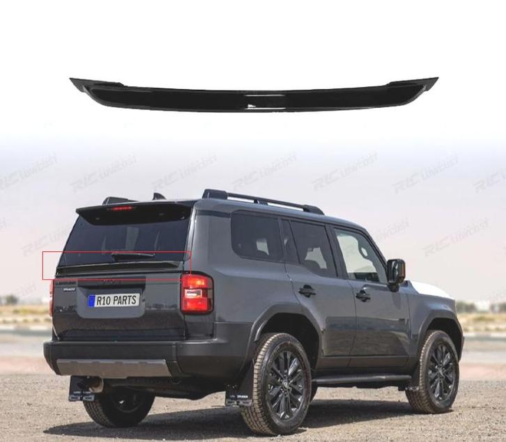 AILERON SPOILER TOYOTA LAND CRUISER J250 24- NOIR BRILLANT, Auto-onderdelen, Carrosserie, Verzenden
