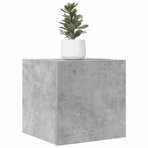 vidaXL Tv-wandmeubel 30,5x30x30 cm betongrijs, Huis en Inrichting, Kasten |Televisiemeubels, Nieuw, Verzenden