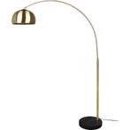 LED Vloerlamp Trion Tina - Metalen Gouden Vloerlamp met E27, Verzenden, Nieuw
