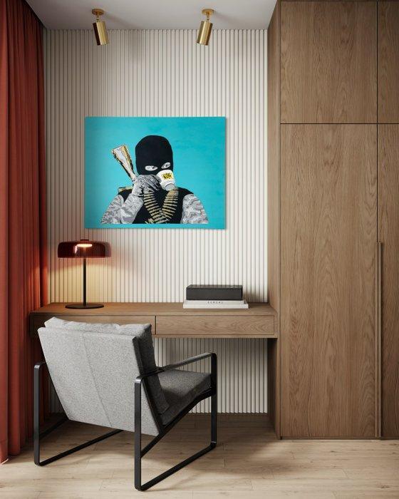 Sinao - Bougie [100% handmade], Antiek en Kunst, Kunst | Schilderijen | Modern