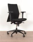 Bureaustoel Franch Dorso, zwart, (opnieuw gestoffeerd) 4D...