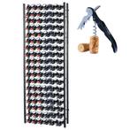 Lendo Online Porte-bouteilles Vin 108 Bouteilles Métal Noir, Maison & Meubles