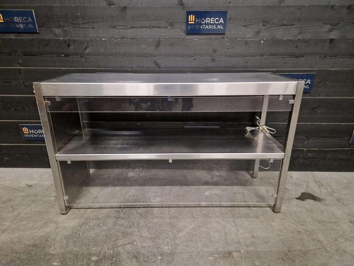 Etagère verwarmd | warmtebrug | 2 niveaus | 120 cm, Zakelijke goederen, Horeca | Meubilair en Inrichting, Gebruikt