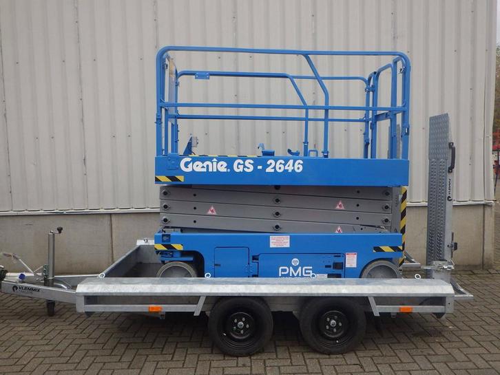 Veiling: Schaarhoogwerker Genie GS-2646 Elektrisch 9.92m 201, Zakelijke goederen, Machines en Bouw | Liften, Steigers en Ladders