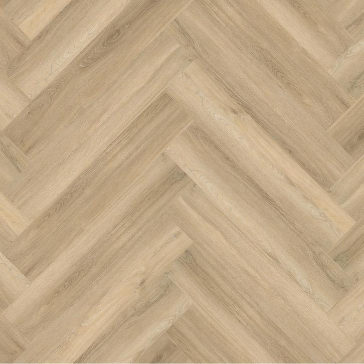 Floorlife Yup Herringbone beige pvc 59,5 x 11,9cm, Doe-het-zelf en Bouw, Vloerdelen en Plavuizen, Ophalen of Verzenden