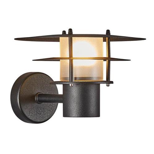Nordlux - Wandlamp (2) - Bastia 24 - Zwart - Glas, Metaal -, Antiek en Kunst, Antiek | Verlichting