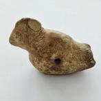 Mesopotamisch Terracotta Rare Bird Gevormde Fluit - 67 mm