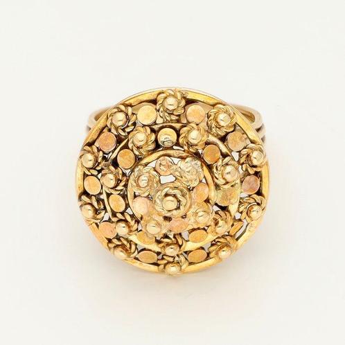 Ring - 18 karaat Geel goud, Handtassen en Accessoires, Ringen