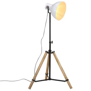 vidaXL Vloerlamp 25 W E27 75x75x90-150 cm wit, Verzenden