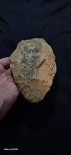 Paléolithique Grès biface France paris outils hache a main, Antiquités & Art