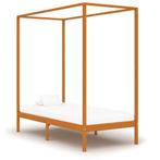 vidaXL Hemelbedframe massief grenenhout honingbruin 90x200, Huis en Inrichting, Slaapkamer | Bedden, Verzenden, Nieuw