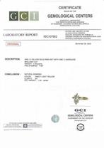 Zonder minimumprijs - Ring - 14 karaat Geel goud - 1.02ct.