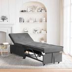 vidaXL Slaapbank Donkergrijs 67 x 194 x 82 cm, Huis en Inrichting, Zetels | Zetels, Verzenden, Nieuw