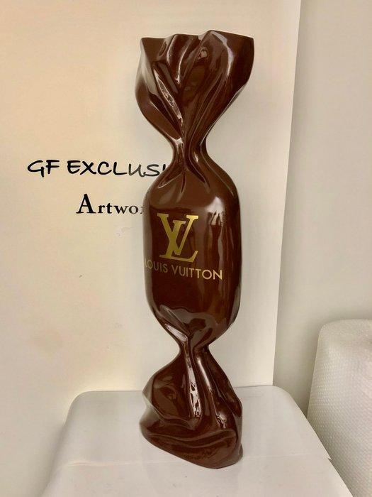 GF Exclusives - XXL 96cm Bitcoin x Louis Vuitton Candy, Antiek en Kunst, Kunst | Designobjecten