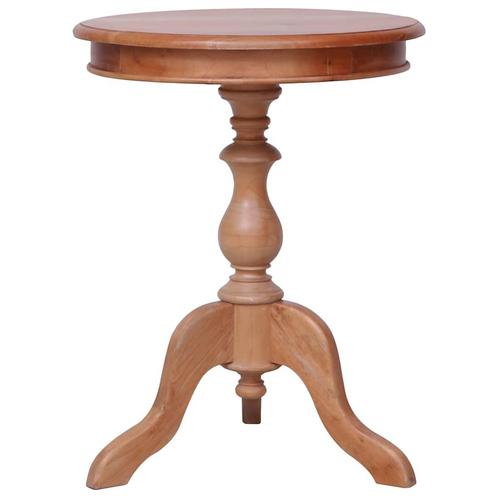 vidaXL Bijzettafel 50x50x65 cm massief mahoniehout, Huis en Inrichting, Tafels | Bijzettafels, Nieuw, Verzenden