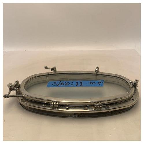 Bieden: Tempeste stainless steel oval opening porthole, Watersport en Boten, Bootonderdelen, Ophalen of Verzenden