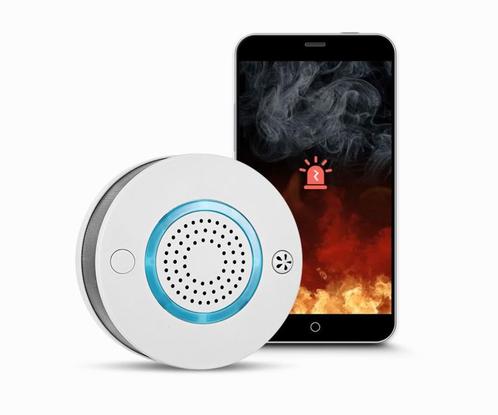 Wifi rook warmte melder rookmelder hittemelder app draadloos, Bricolage & Construction, Systèmes d'alarme, Envoi