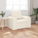vidaXL Vloersofa Bed 2-in-1 Crème 98x71x83 cm Velvet, Huis en Inrichting, Verzenden, Nieuw