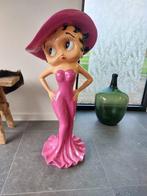 Beeld, 95 cm high beautiful statue Betty Boop pink dress -