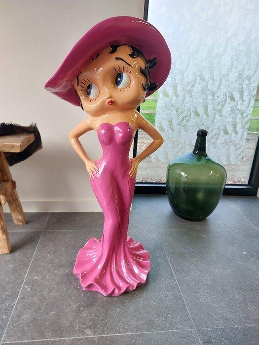 Beeld, 95 cm high beautiful statue Betty Boop pink dress -, Antiek en Kunst, Curiosa en Brocante