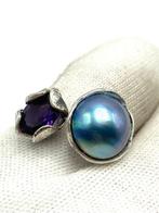 Zonder Minimumprijs - Ring Zilver Amethist, Nieuw