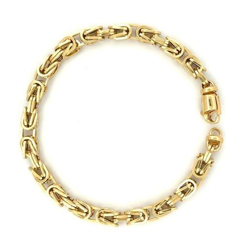 Handmade - Armband - Bizantina - 12.1 g - 18 karaat Geel, Handtassen en Accessoires, Armbanden