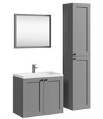 Badkamermeubel Sofia 64 x 37cm - Grijs - Badmeubel Set, Verzenden, Nieuw