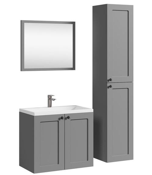 Badkamermeubel Sofia 64 x 37cm - Grijs - Badmeubel Set, Huis en Inrichting, Badkamer | Badkamermeubels, Nieuw, Verzenden
